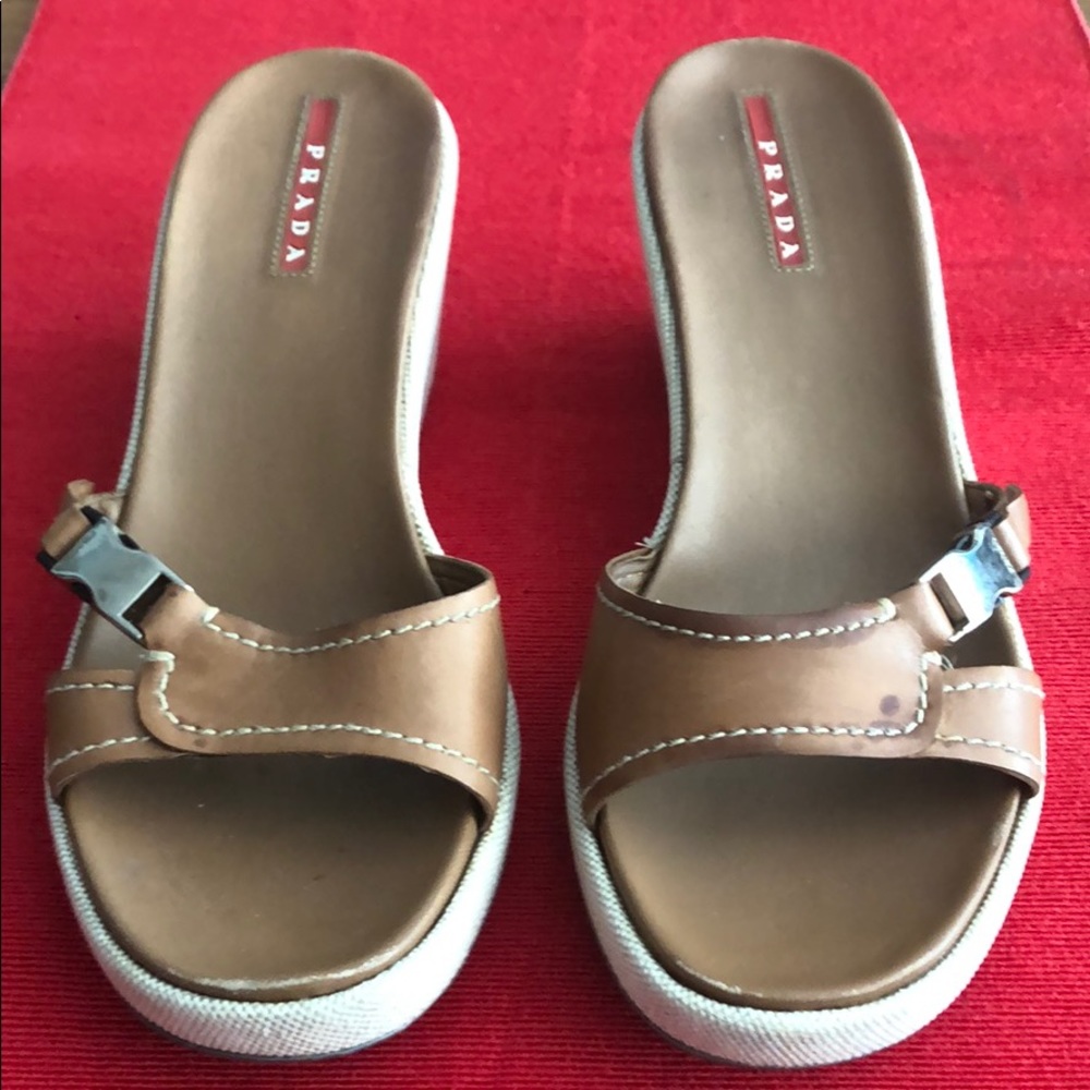 Prada’s Super Comfortable wedge